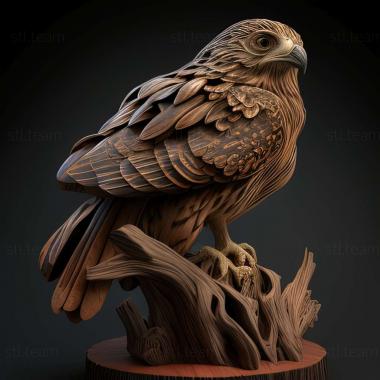 3D model Buteo refectus (STL)